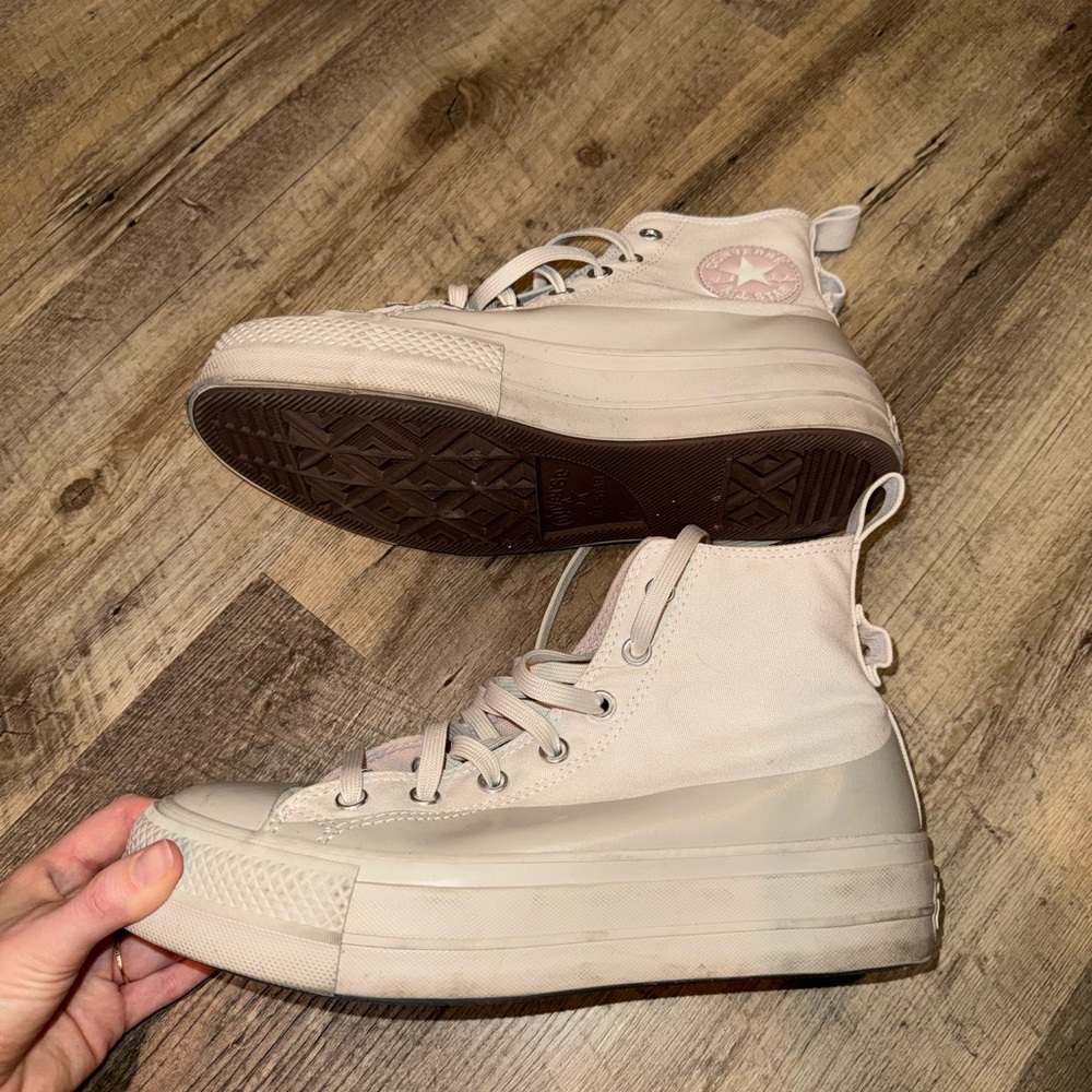 Converse Women's High-Top Sneakers - Beige